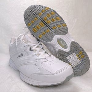 Avia A325 White Leather Walking Shoe
